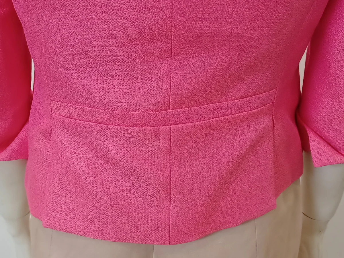 Exclusief NATAN Edition 5 ensemble - Elegante kokerjurk en bijpassende fuchsia blazer - foto 19