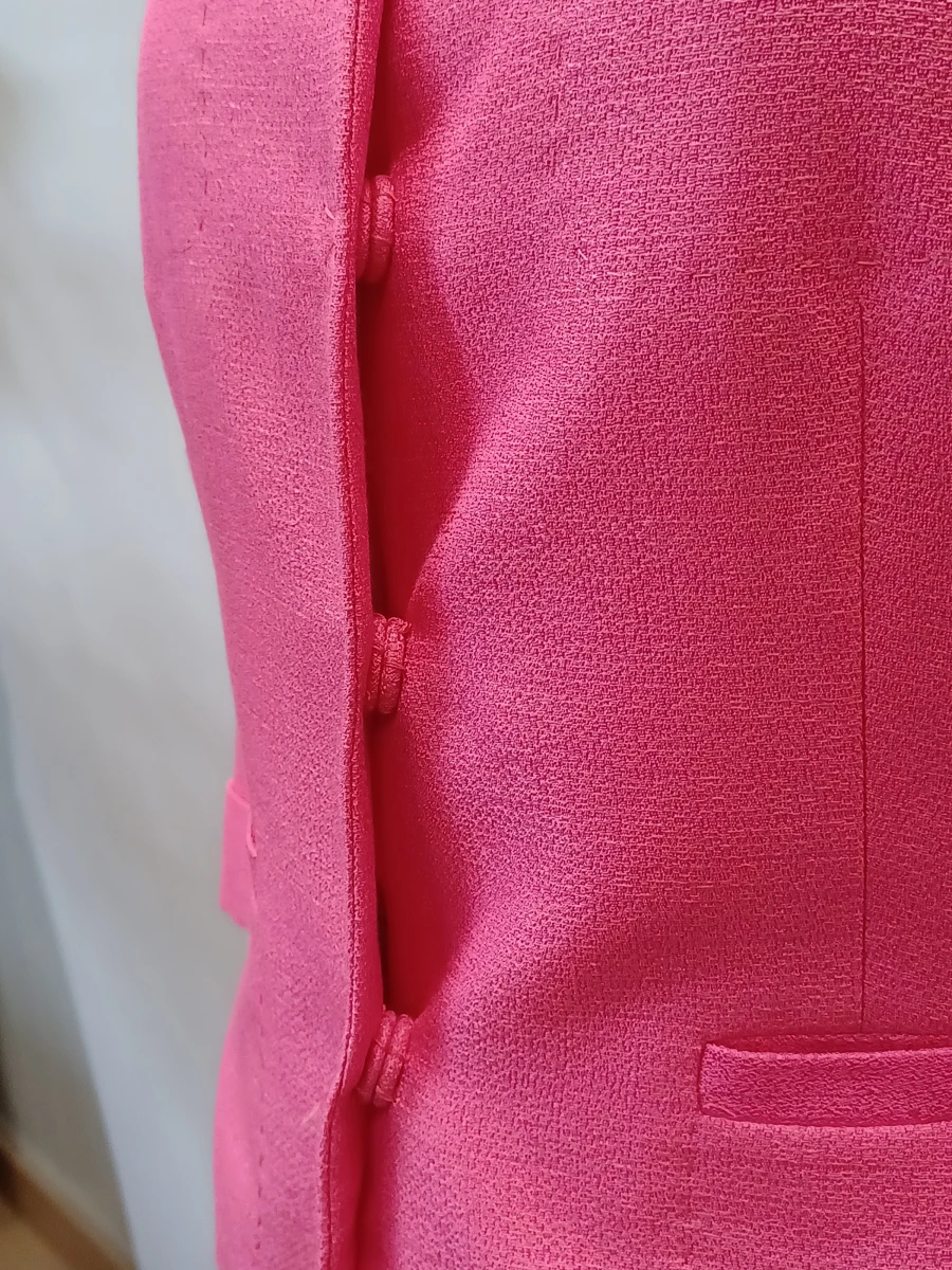 Exclusief NATAN Edition 5 ensemble - Elegante kokerjurk en bijpassende fuchsia blazer - foto 13