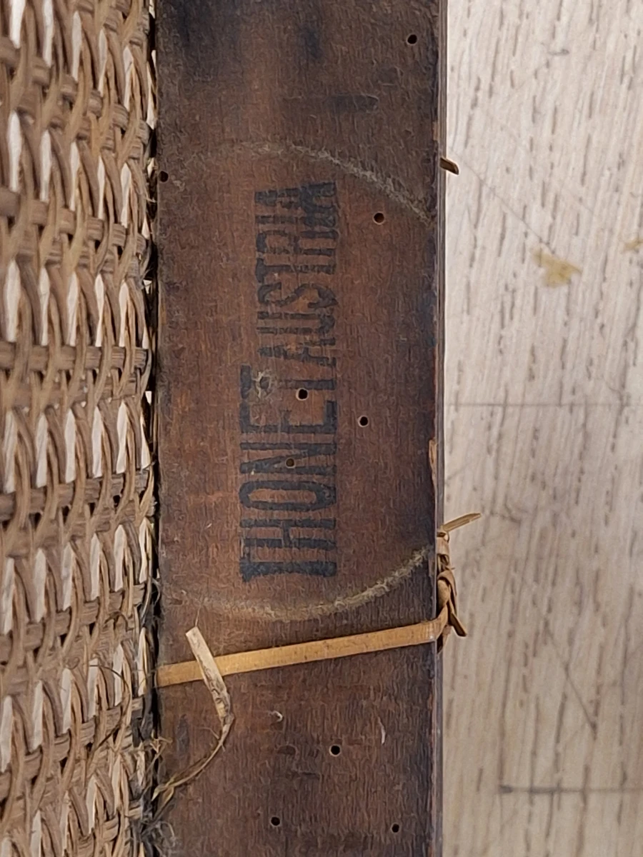 Set van twee antieke Thonet nr. 114 stoelen met rotan zitting - foto 6