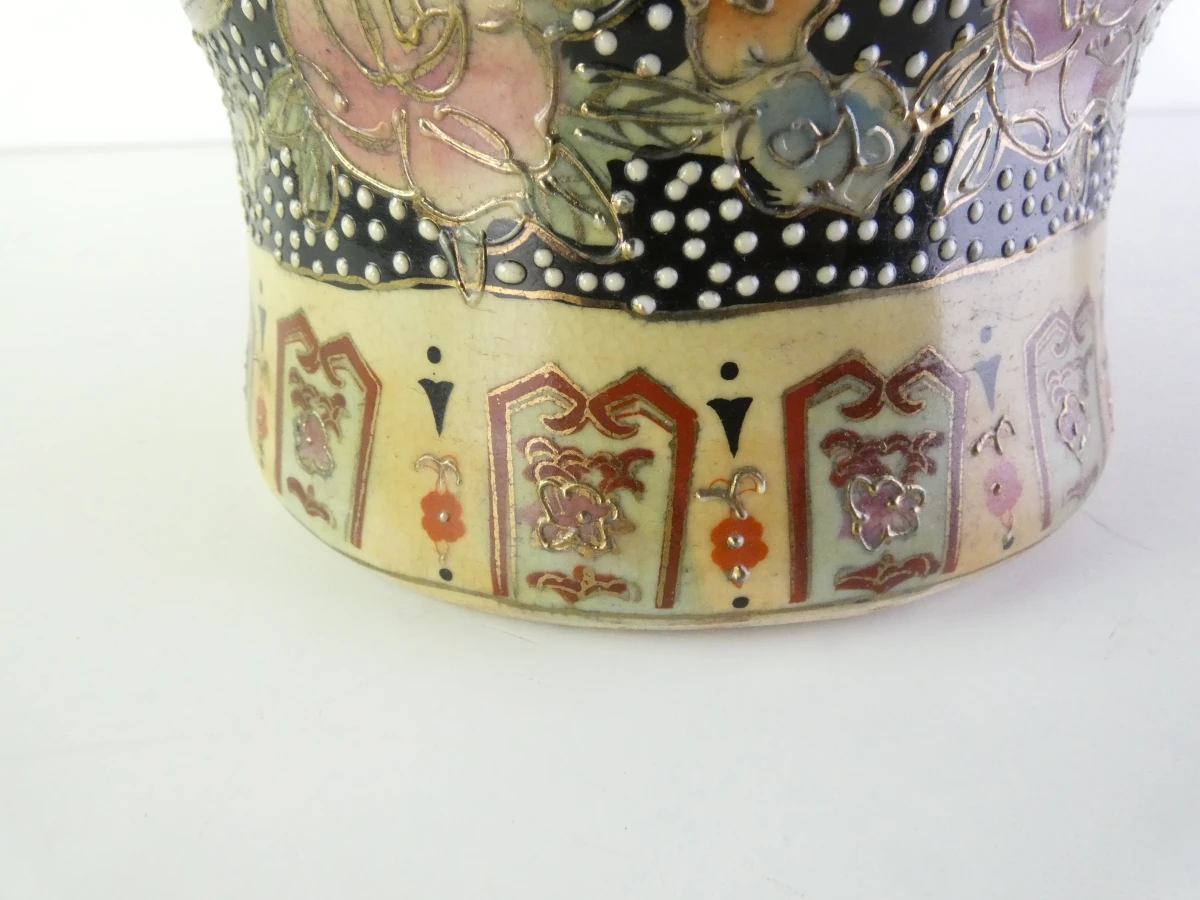 Vintage Chinese Satsuma-stijl vaas