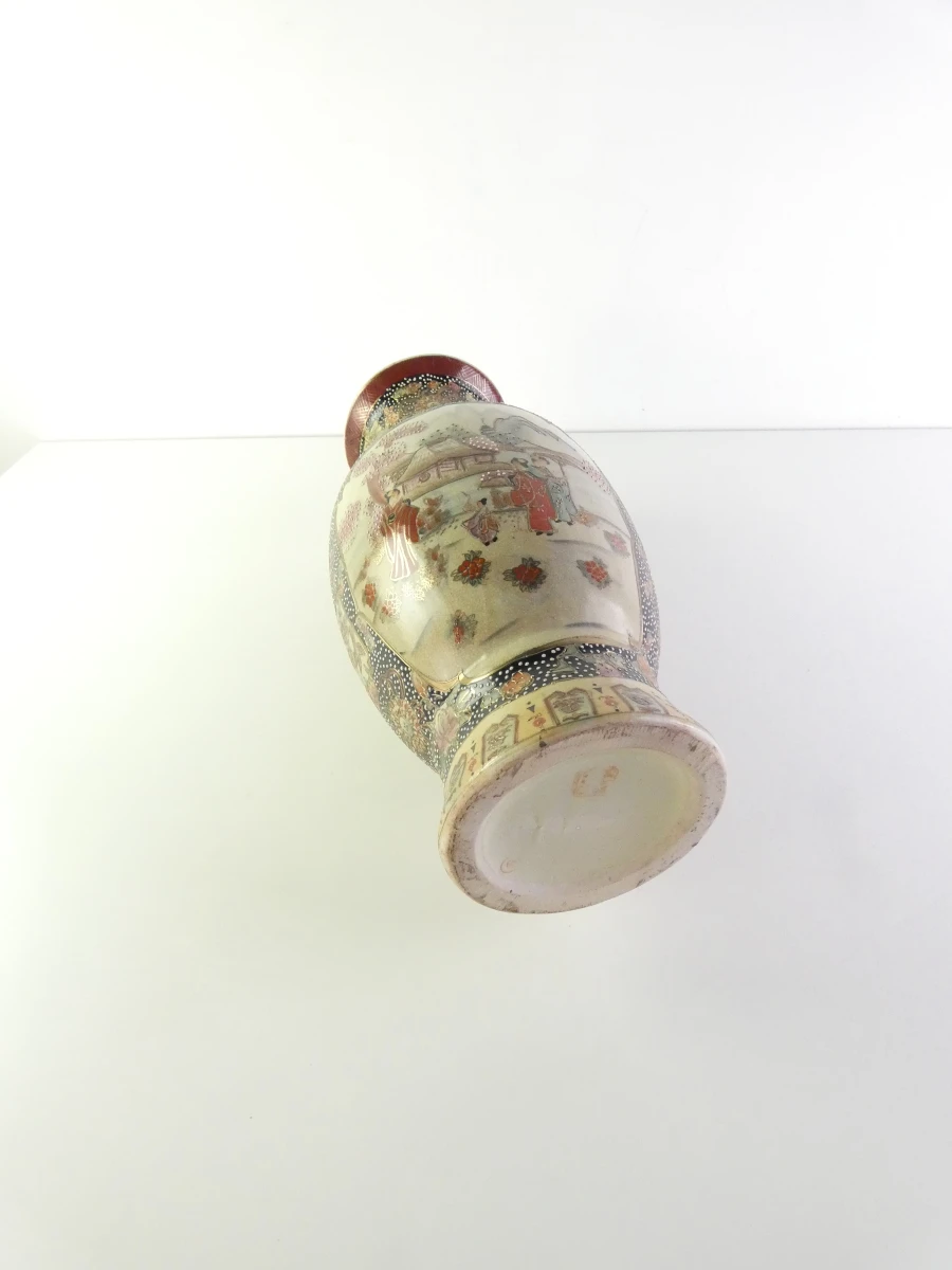 Vintage Chinese Satsuma-stijl vaas