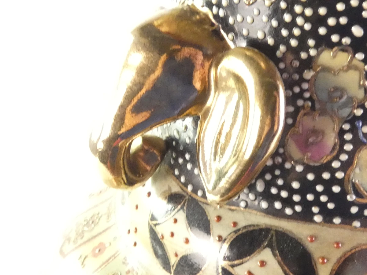 Vintage Chinese Satsuma-stijl vaas