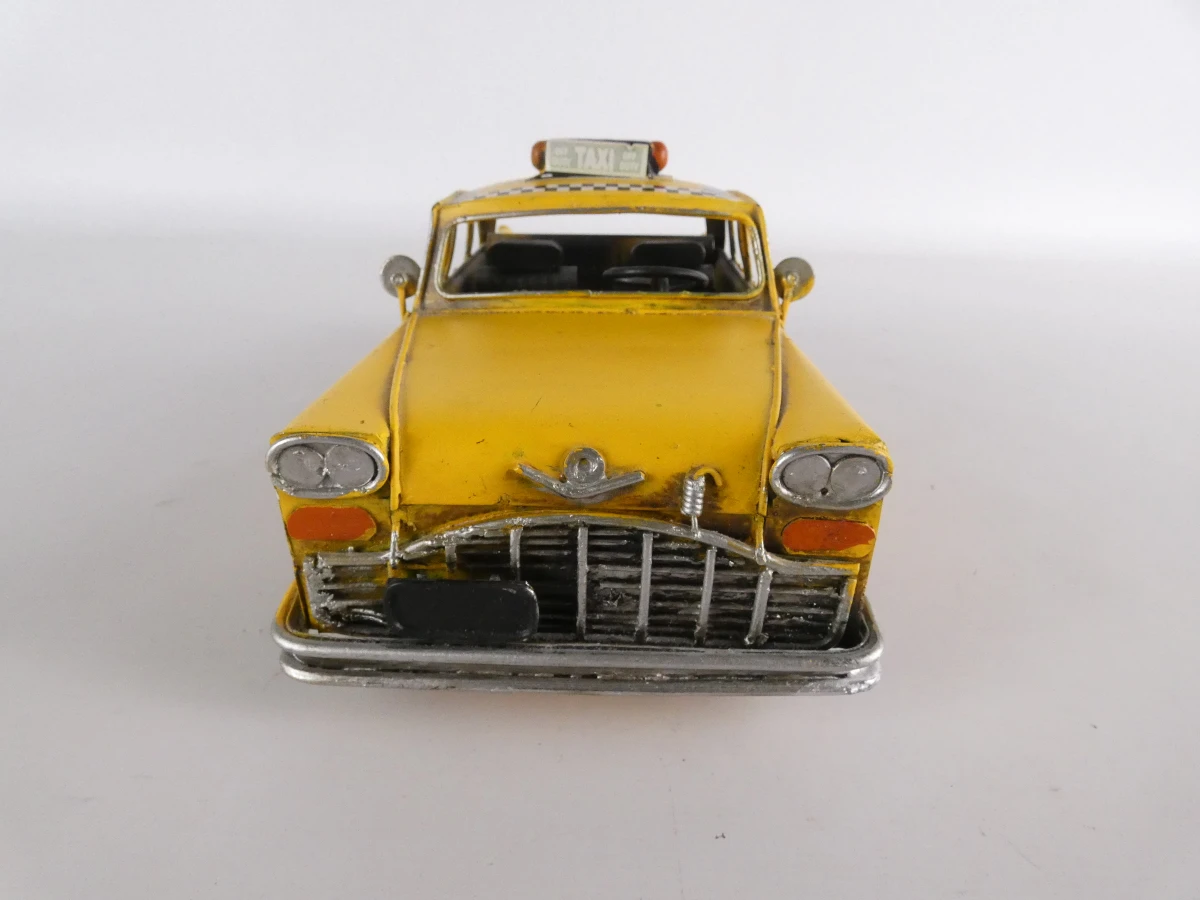 Set van 2 metalen modelauto's vintage stijl