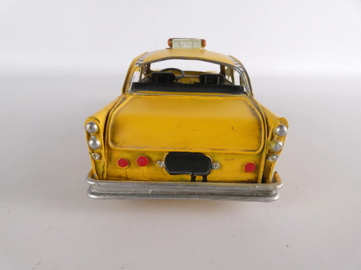 Set van 2 metalen modelauto's vintage stijl