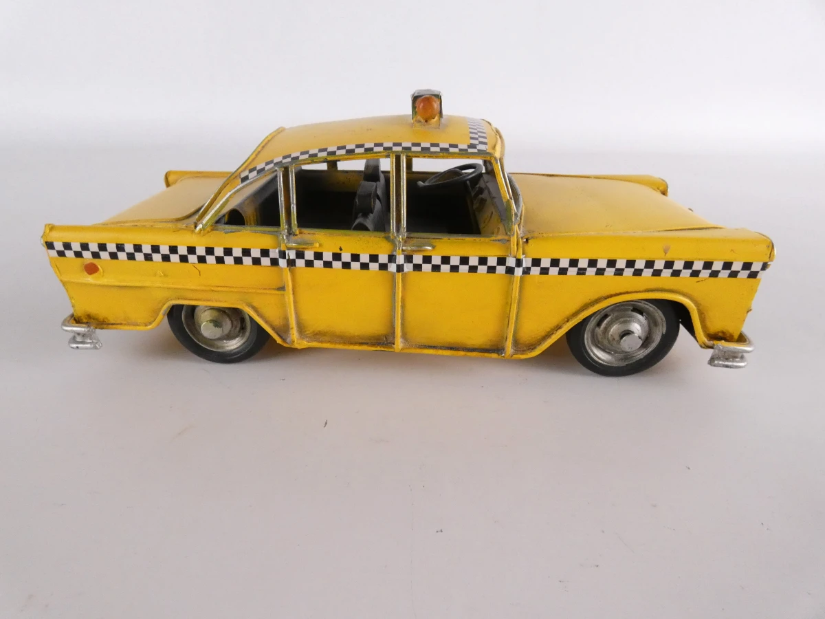 Set van 2 metalen modelauto's vintage stijl