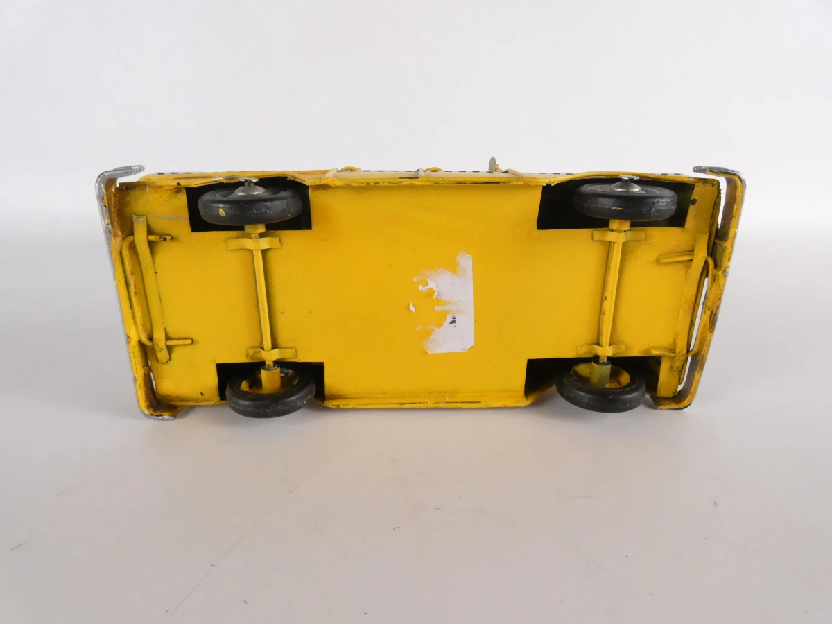 Set van 2 metalen modelauto's vintage stijl