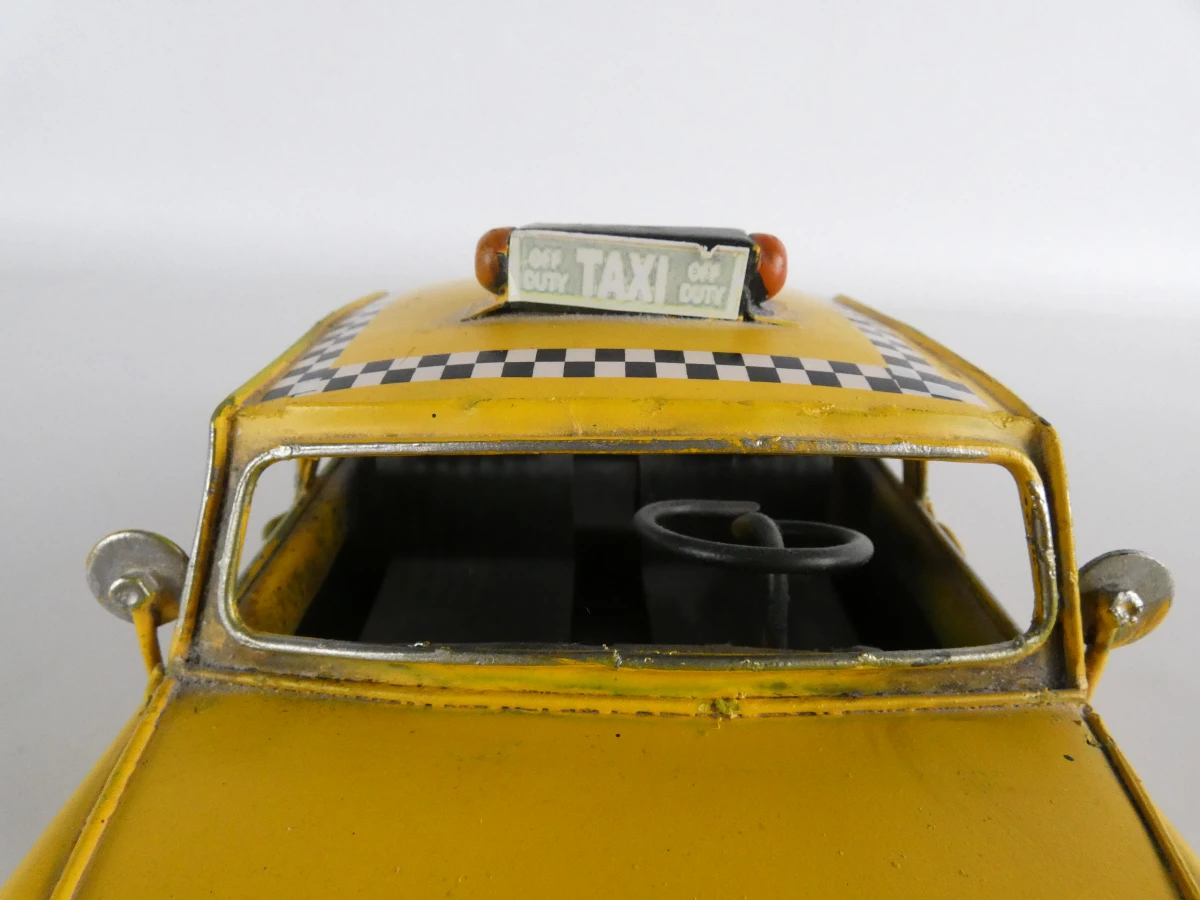 Set van 2 metalen modelauto's vintage stijl