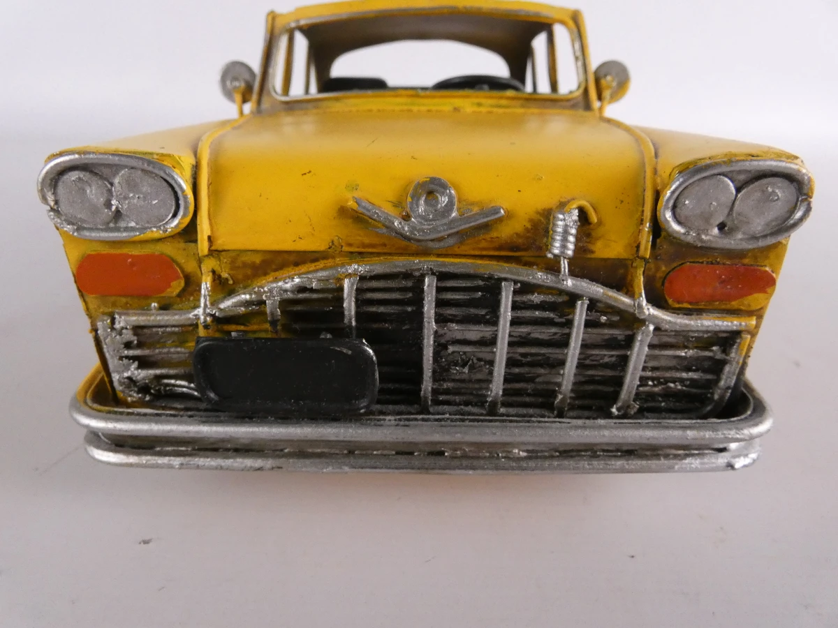 Set van 2 metalen modelauto's vintage stijl