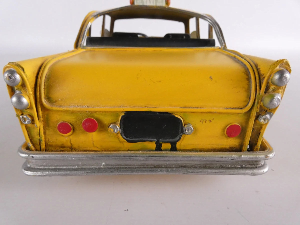 Set van 2 metalen modelauto's vintage stijl