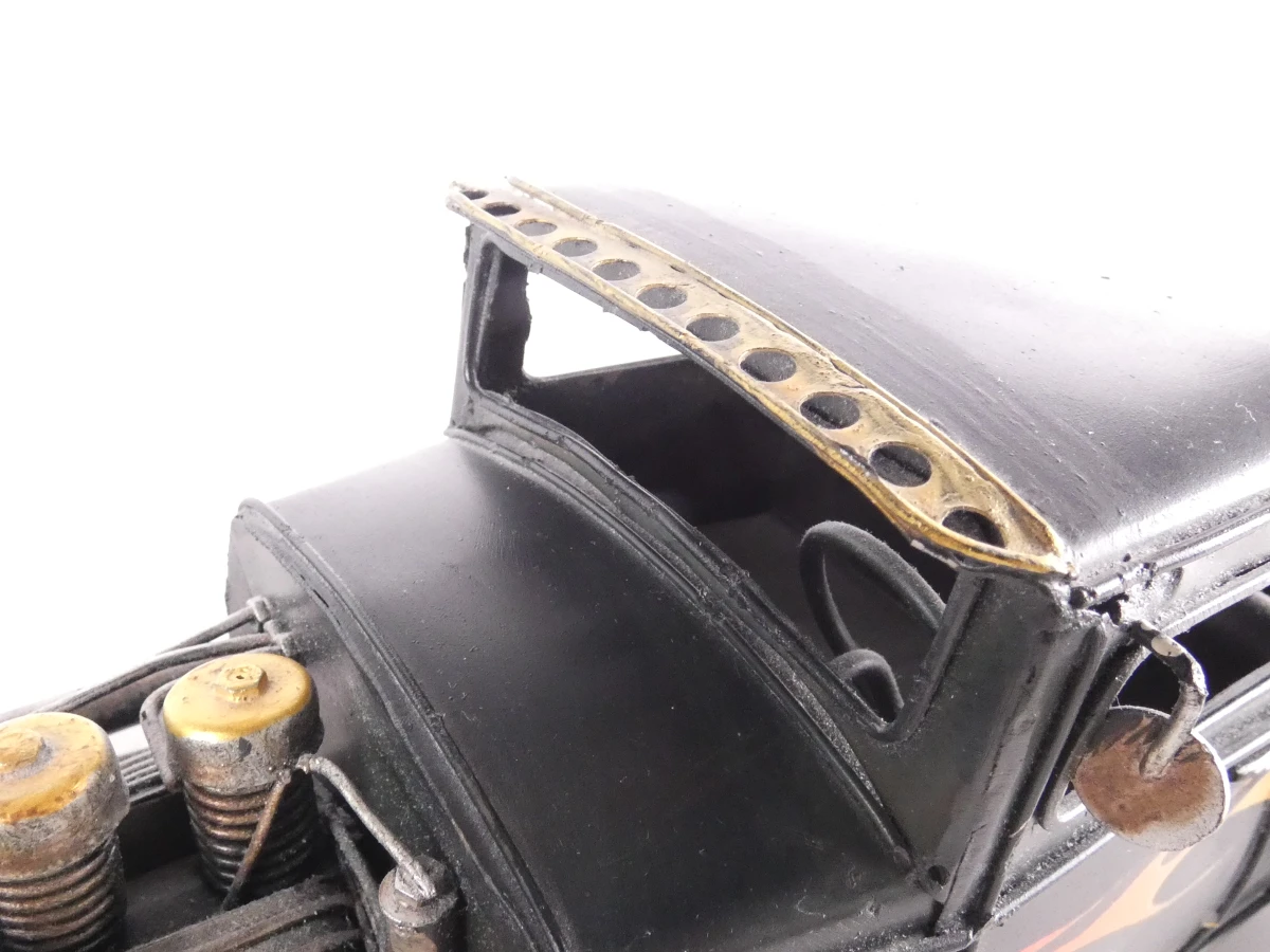 Set van 2 metalen modelauto's vintage stijl