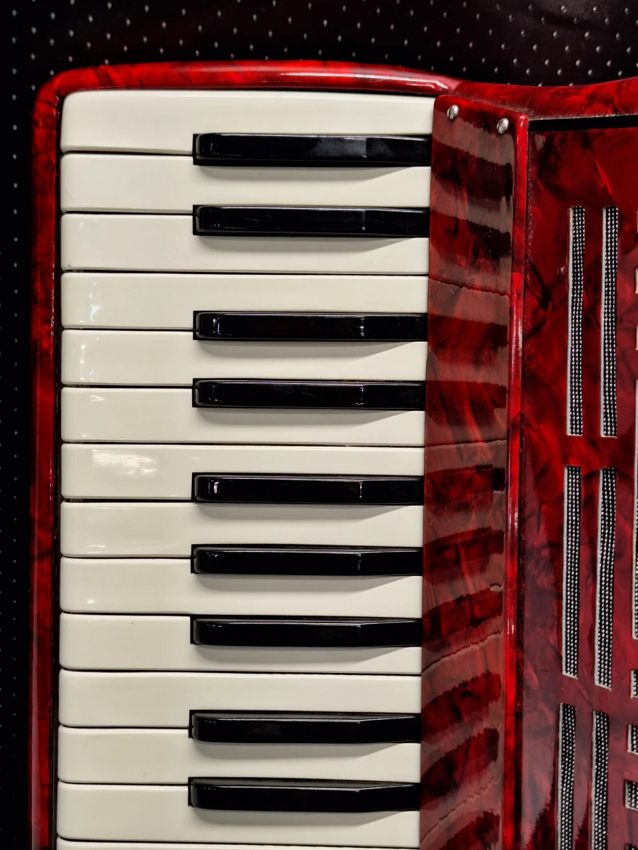 Vintage Silvio Soprani accordeon - 34 toetsen en 80 bassen - Made in Italy - foto 4