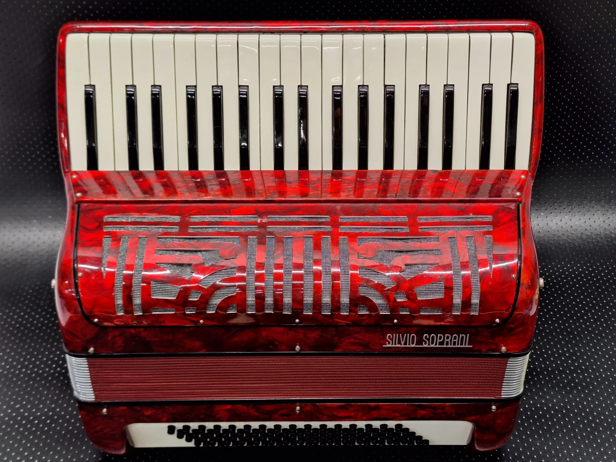 Vintage Silvio Soprani accordeon - 34 toetsen en 80 bassen - Made in Italy - foto 8