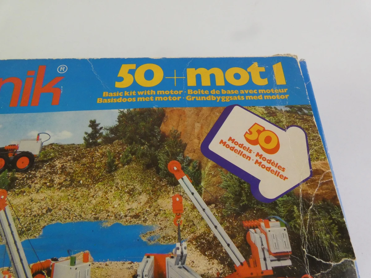 Vintage Fischertechnik 50 + Mot1 & Model 446 constructieset