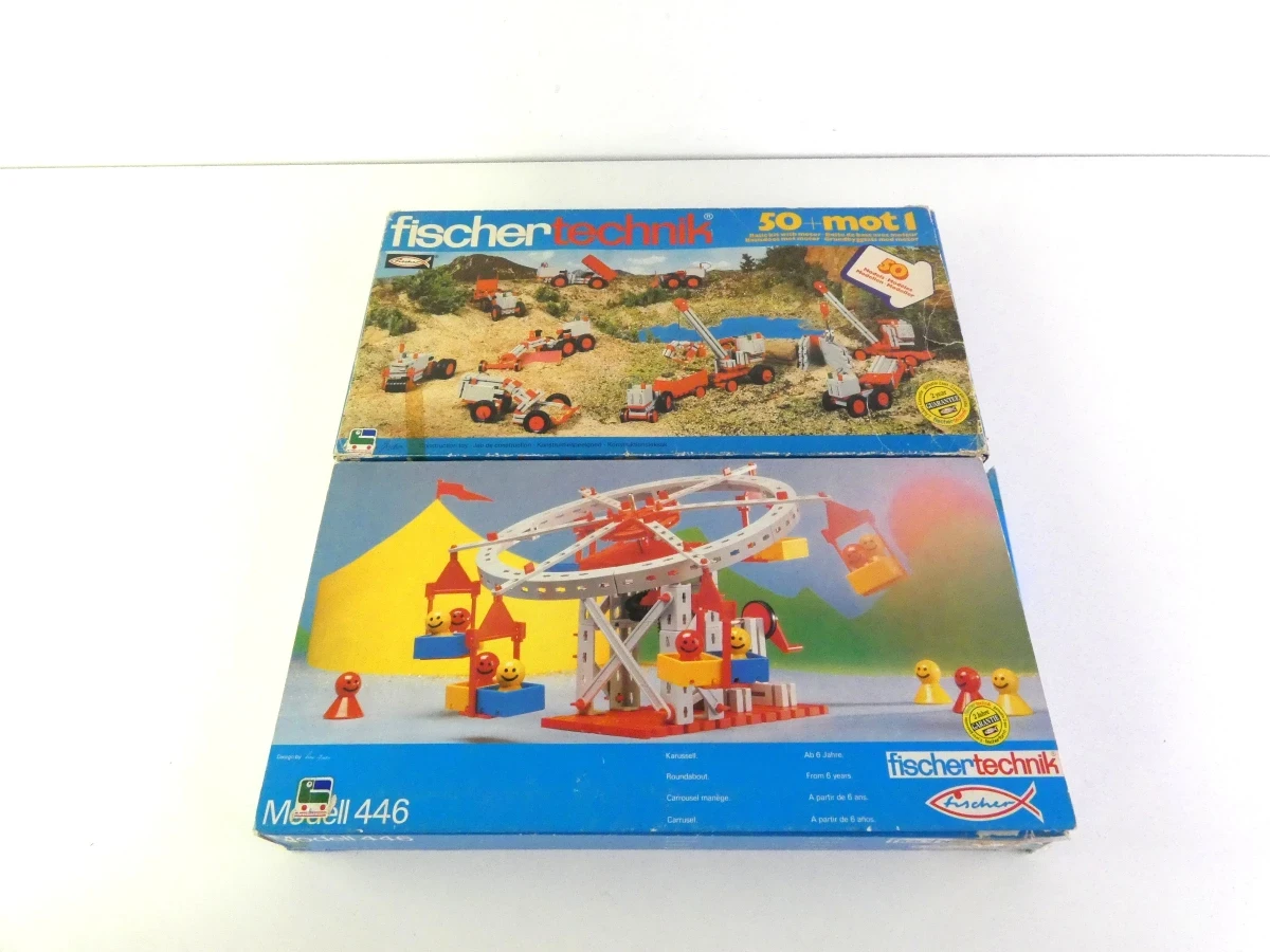 Vintage Fischertechnik 50 + Mot1 & Model 446 constructieset