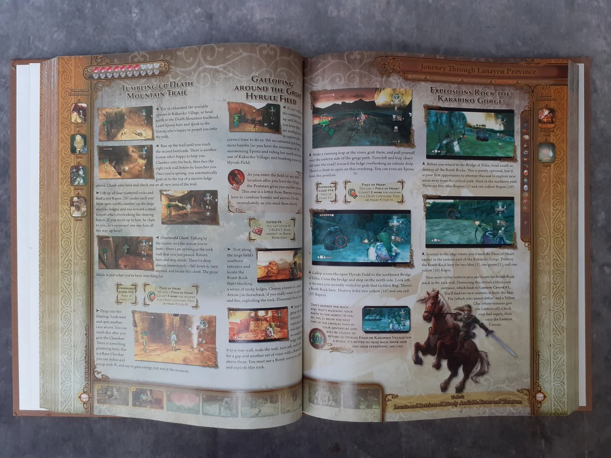 Boek: Duo van officiële GameCube Zelda strategy guides + ingekaderde 3D prent - foto 12