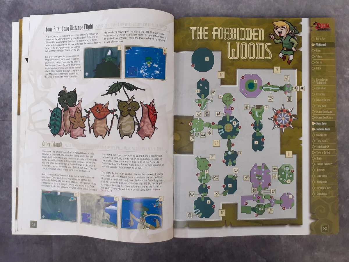 Boek: Duo van officiële GameCube Zelda strategy guides + ingekaderde 3D prent - foto 4