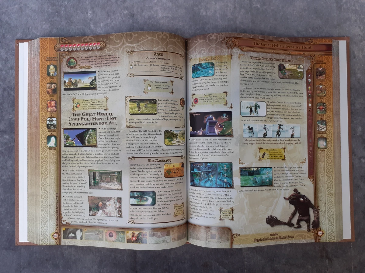 Boek: Duo van officiële GameCube Zelda strategy guides + ingekaderde 3D prent - foto 14