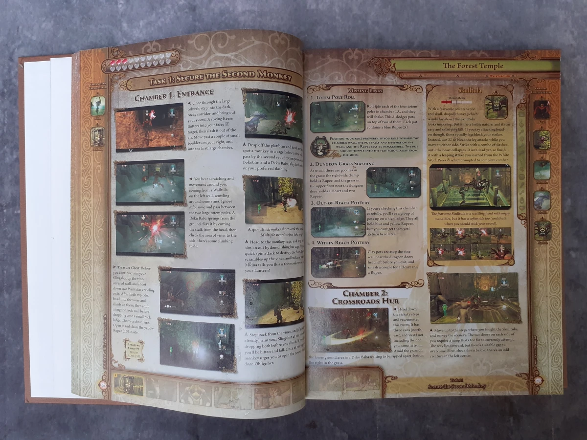 Boek: Duo van officiële GameCube Zelda strategy guides + ingekaderde 3D prent - foto 10
