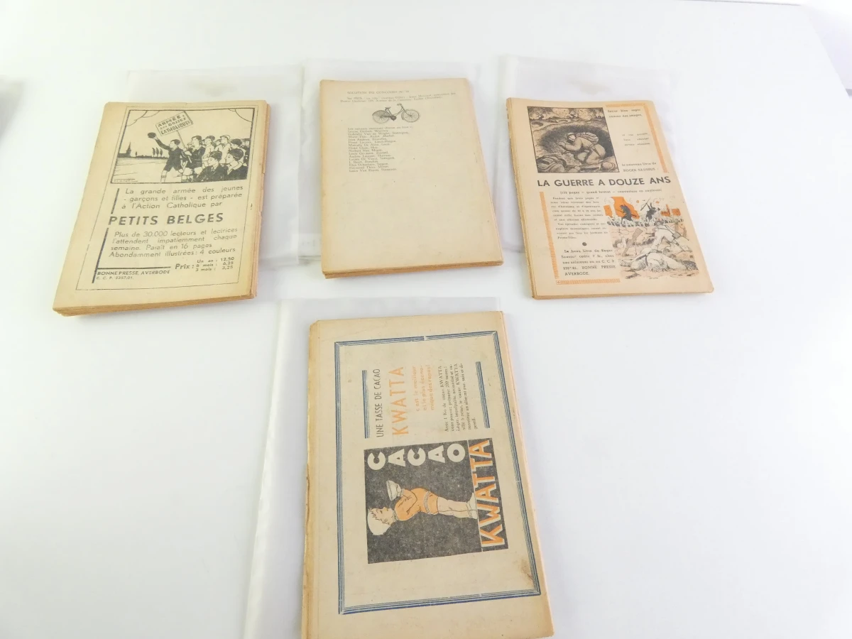 Set vintage Franse filmboekjes Presto Films