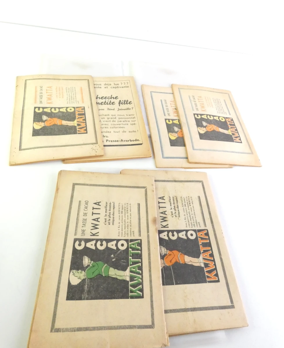 Set vintage Franse filmboekjes Presto Films