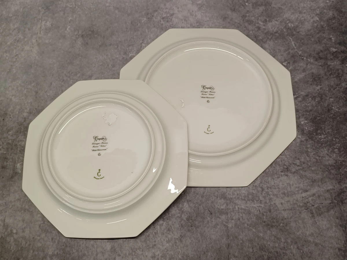 59-delig Octagonaal porseleinen servies met stijlvolle rand - foto 7