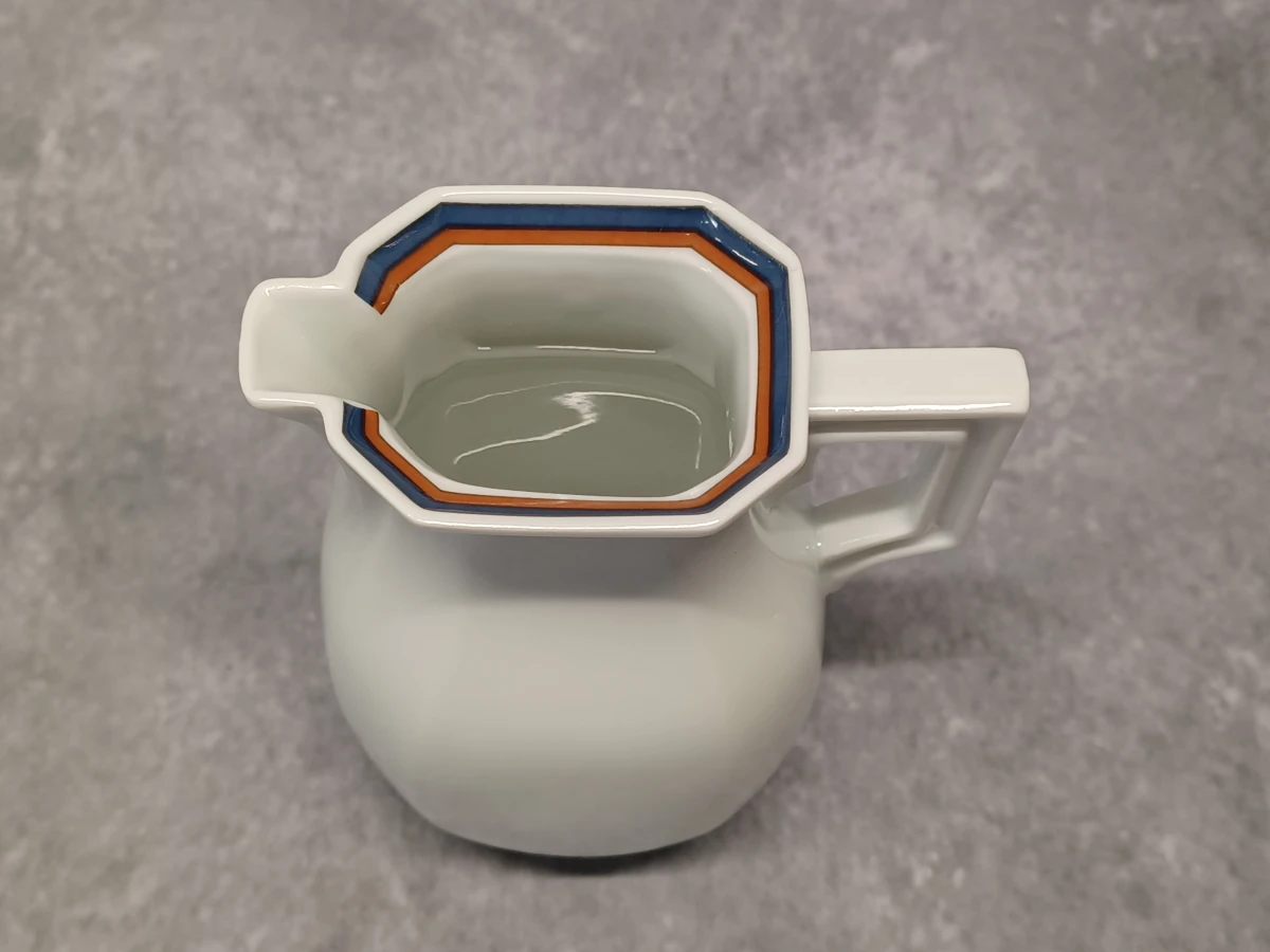 59-delig Octagonaal porseleinen servies met stijlvolle rand - foto 19