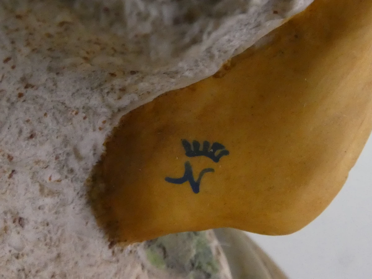 Vintage biscuitporseleinen beeldje - Capodimonte