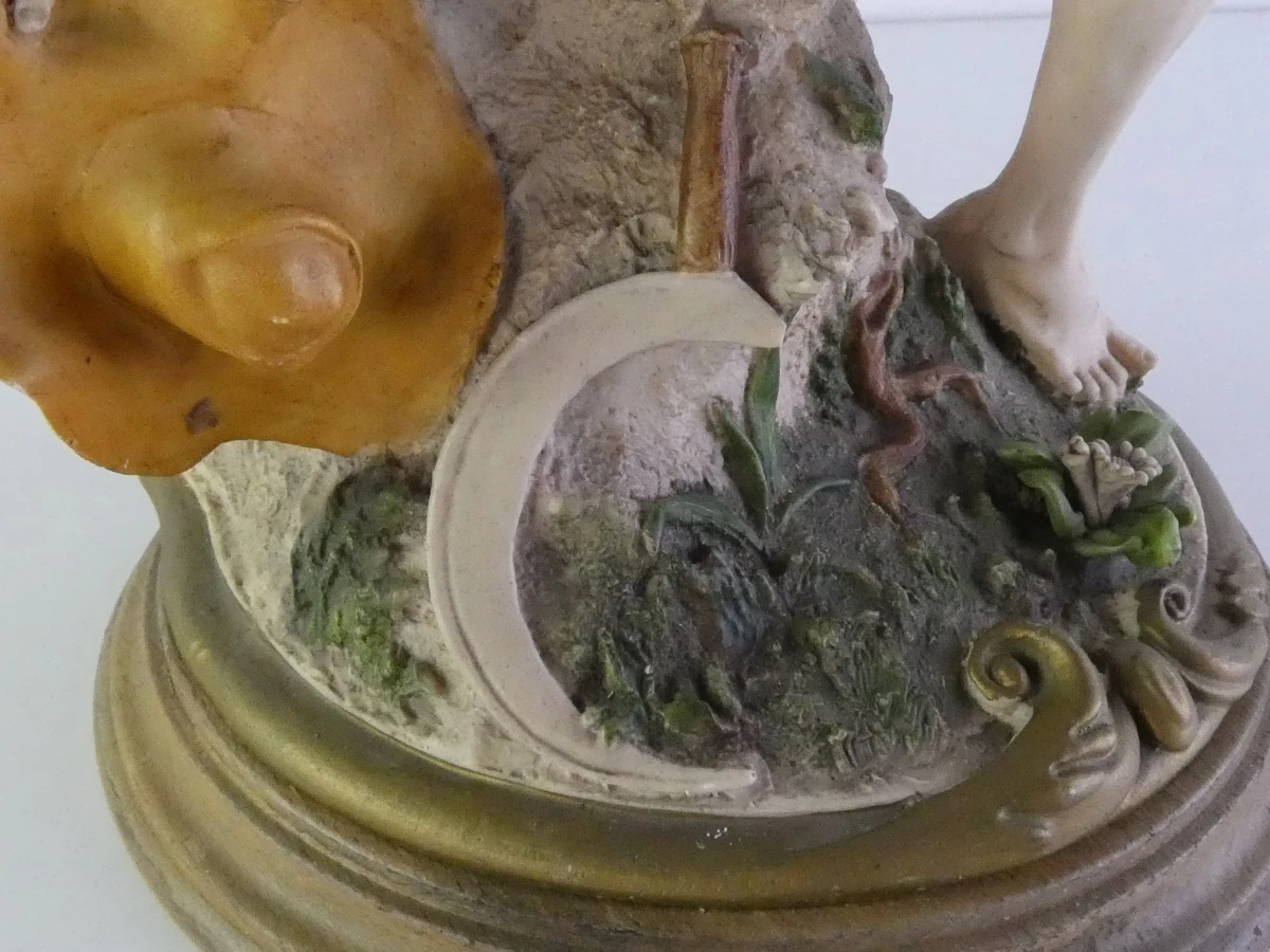 Vintage biscuitporseleinen beeldje - Capodimonte