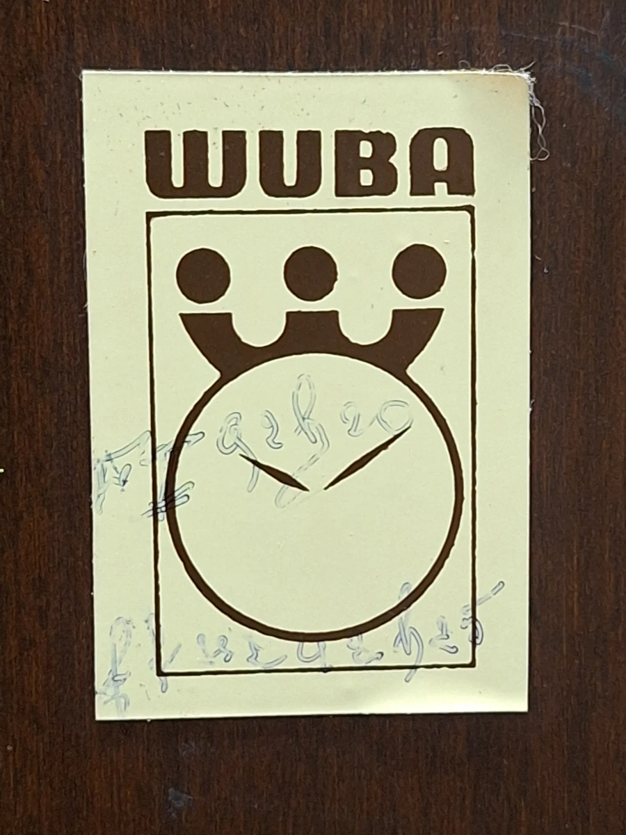 Vintage Warmink WUBA tafelklok met maanstand - mechanisch 8-daags uurwerk - foto 2
