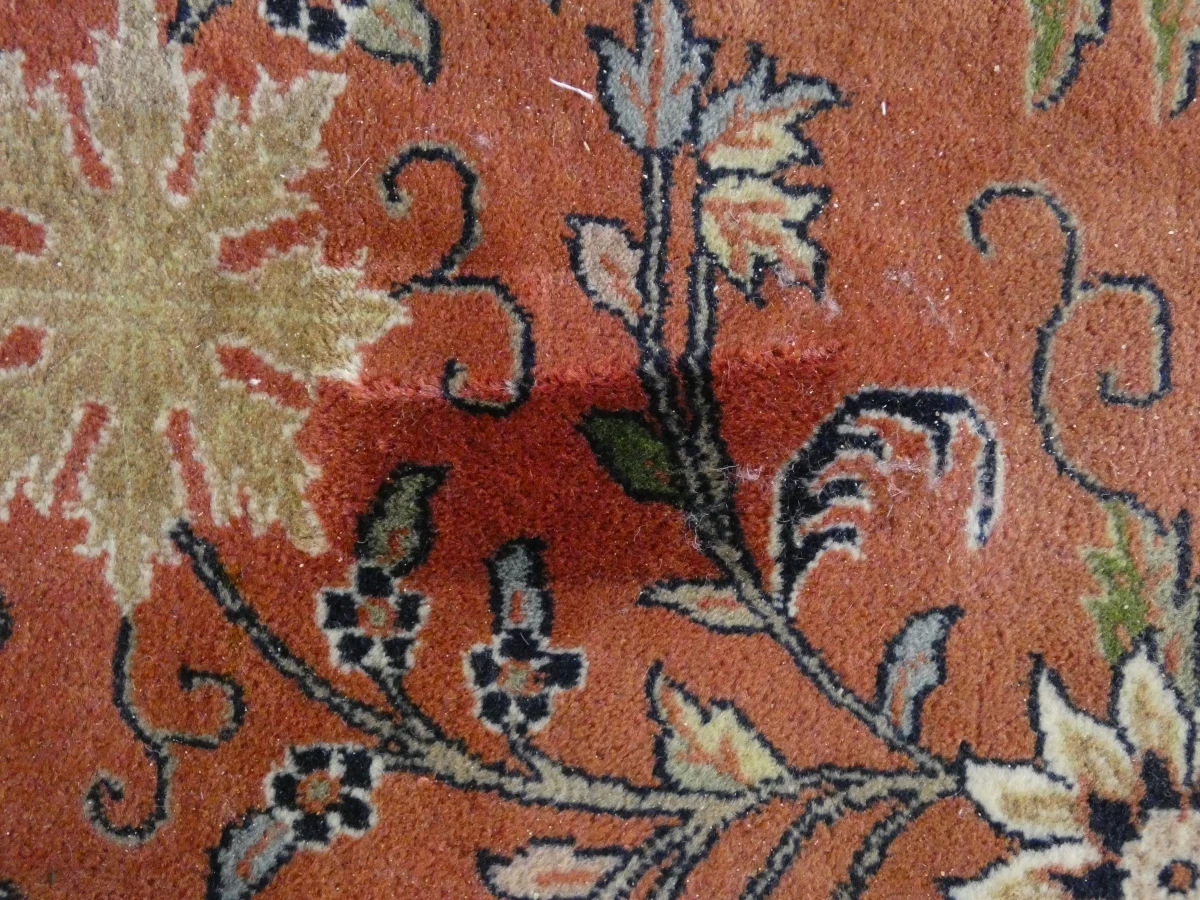 Handgeweven wollen vloerkleed met Kashan-patroon - 348 × 245 cm