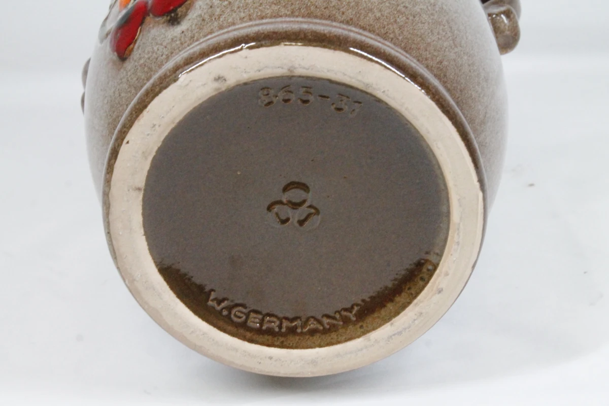 Vintage keramische Rumtopf pot met fruitdecoratie