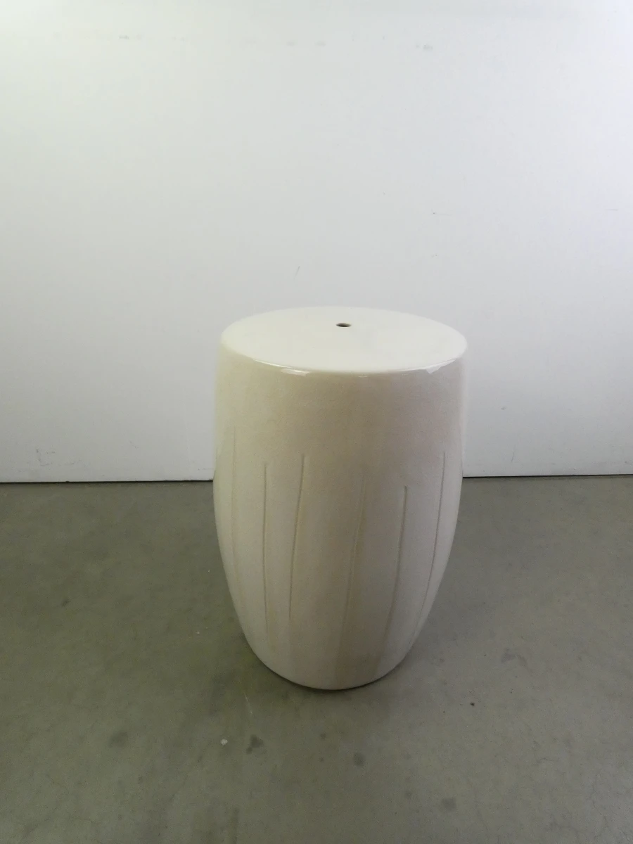 Witte keramische kruk - Neptune