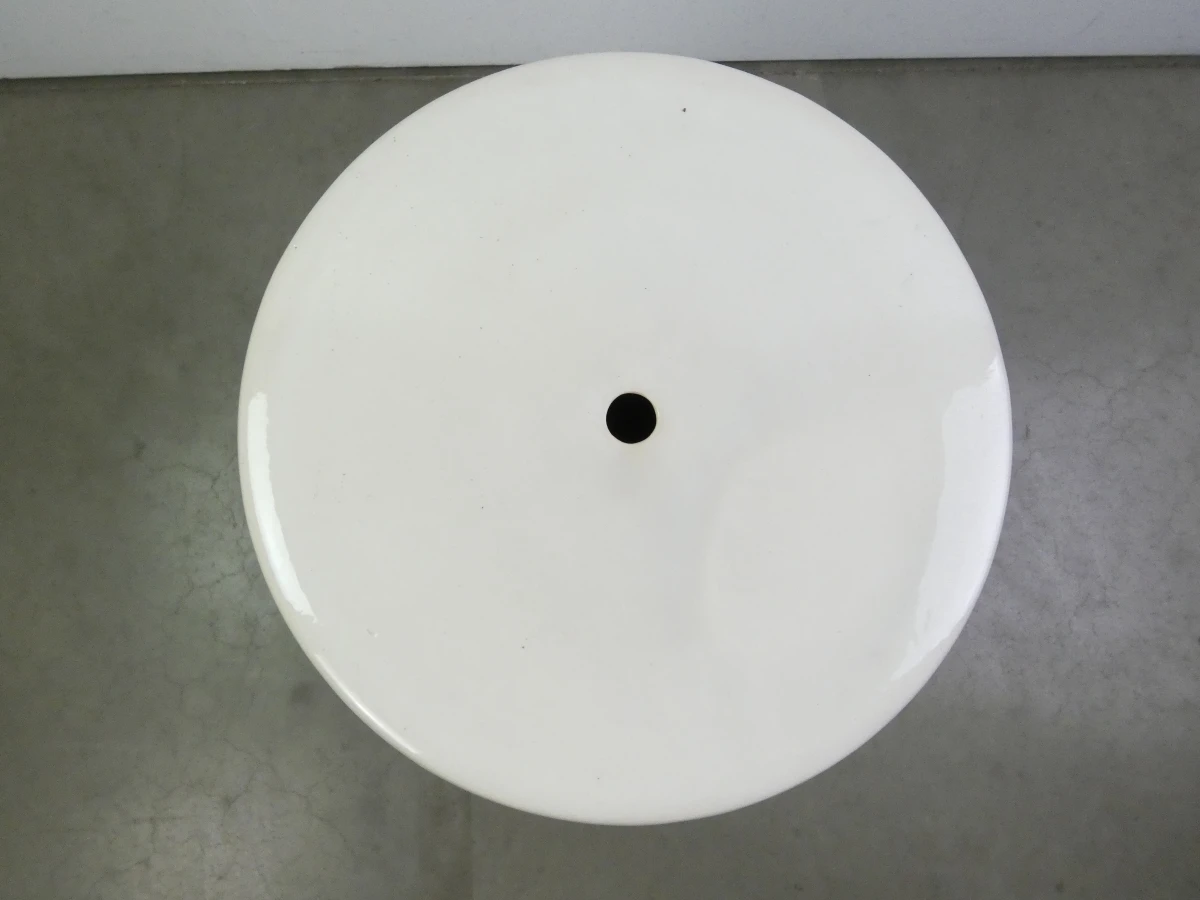 Witte keramische kruk - Neptune