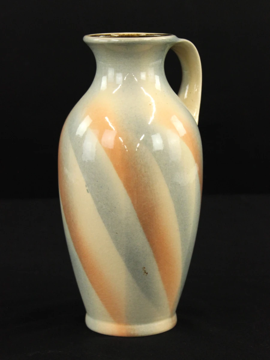 Bay Keramik vintage jaren 50 vaas in pasteltinten model 65125 West- Germany