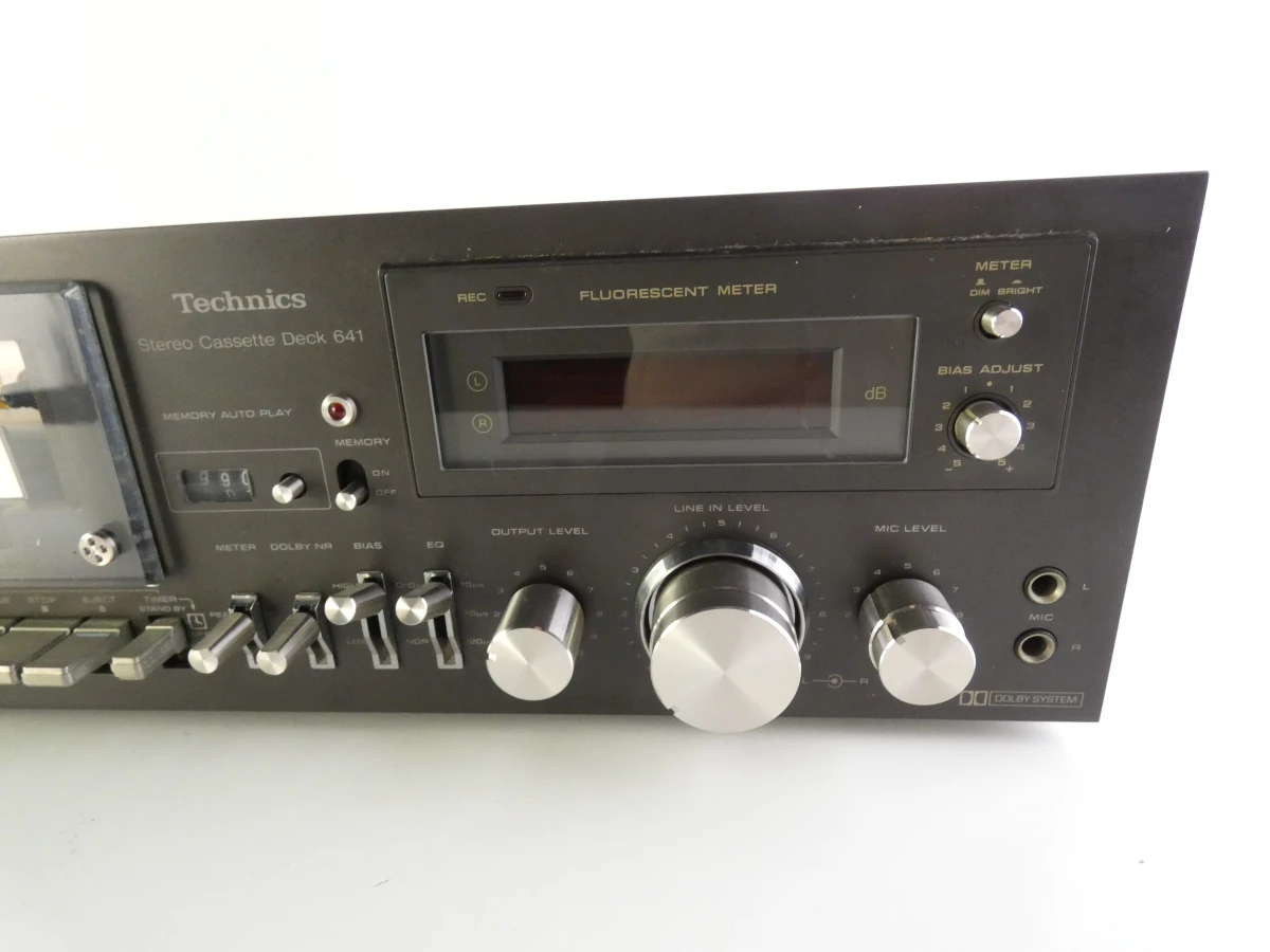 Technics Stereo Cassette Deck RS-641 cassette speler