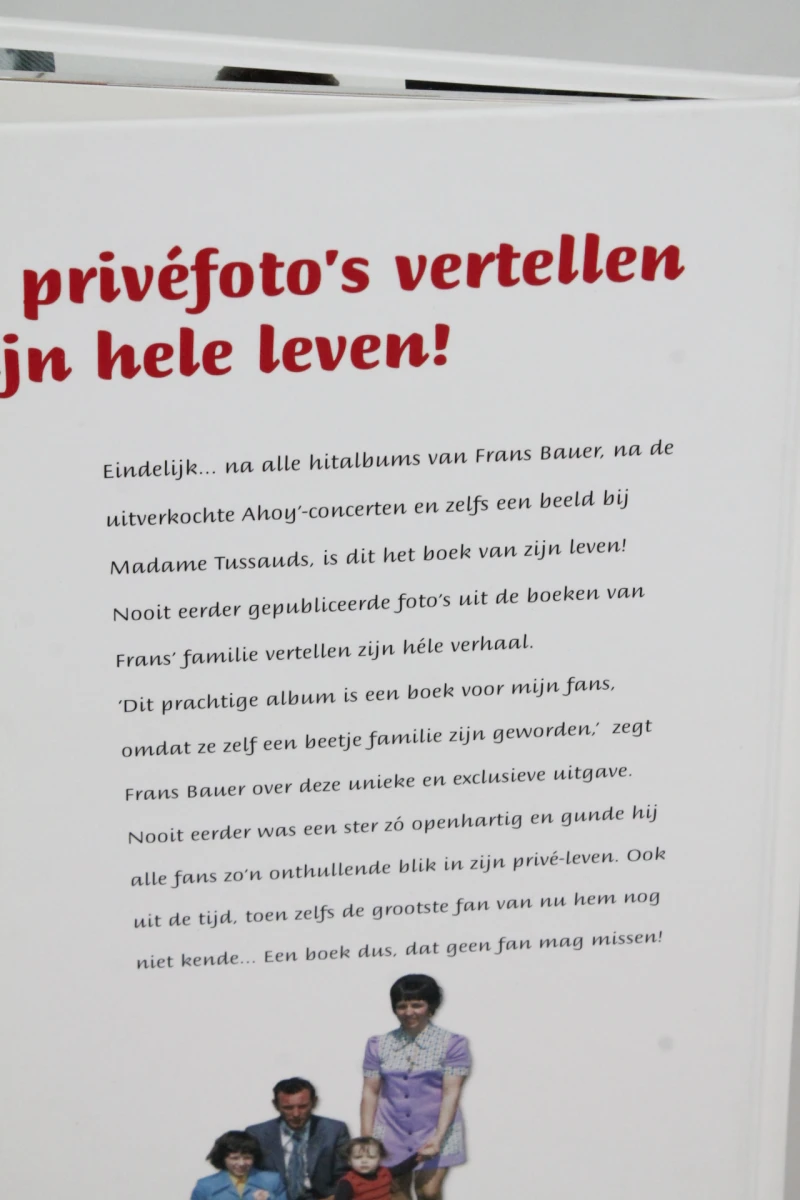 Boek Frans Bauer - Durf te dromen: Het verhaal van mijn leven (met handtekening)