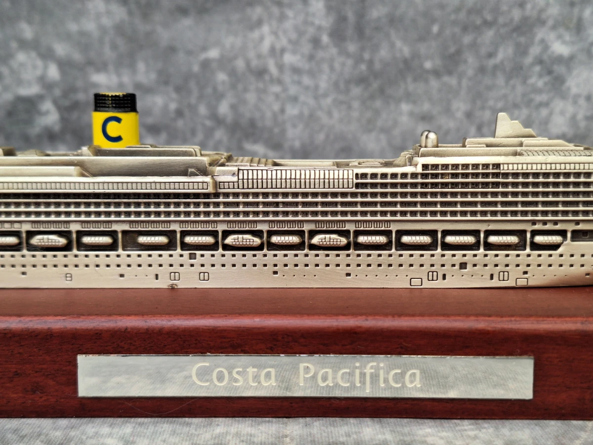Set van 5 Costa Cruises scheepsmodellen - metaal op houten sokkel - Made in Italy (1) - foto 5