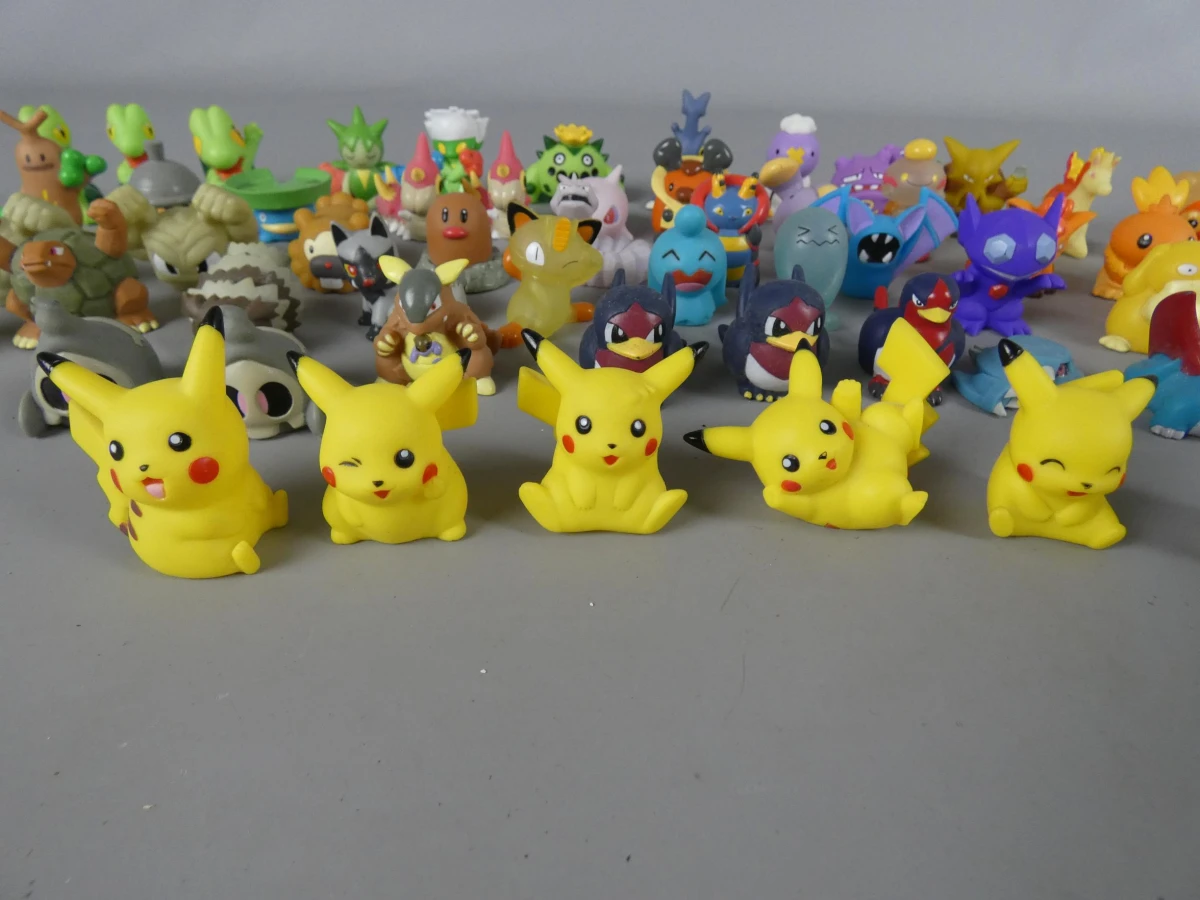Grote verzameling Pokémon vingerpopjes van Bandai en Nintendo
