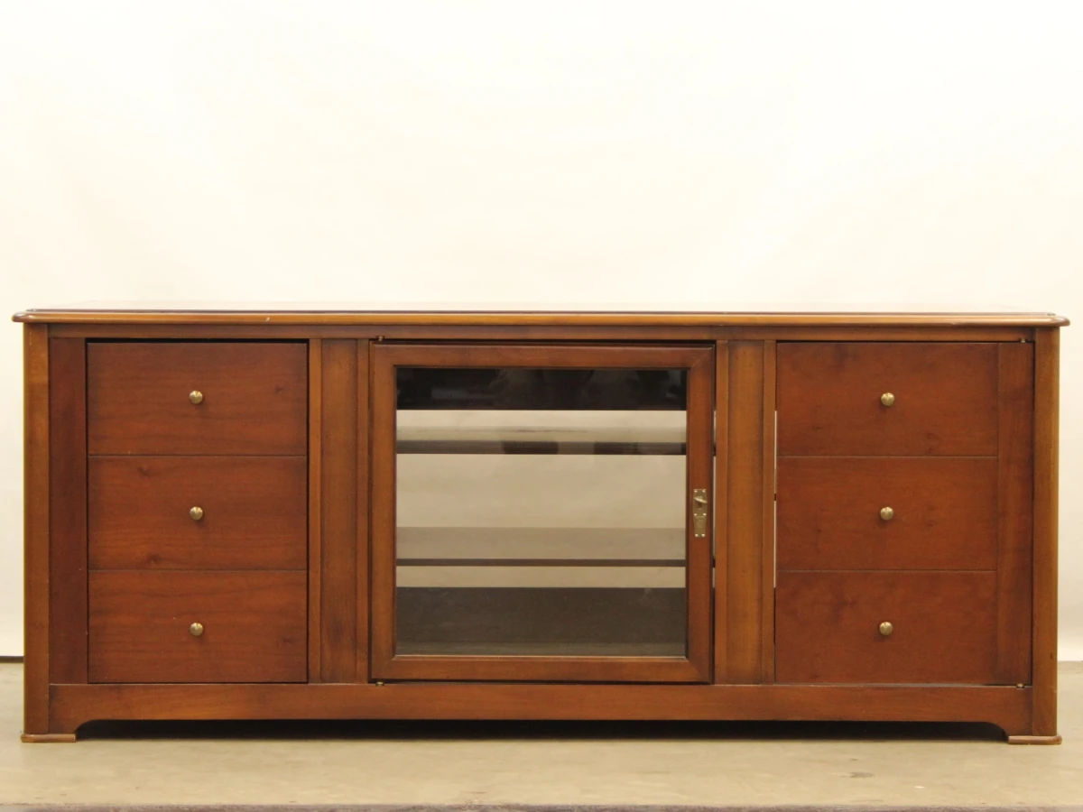 Vintage jaren 90 houten tv meubel