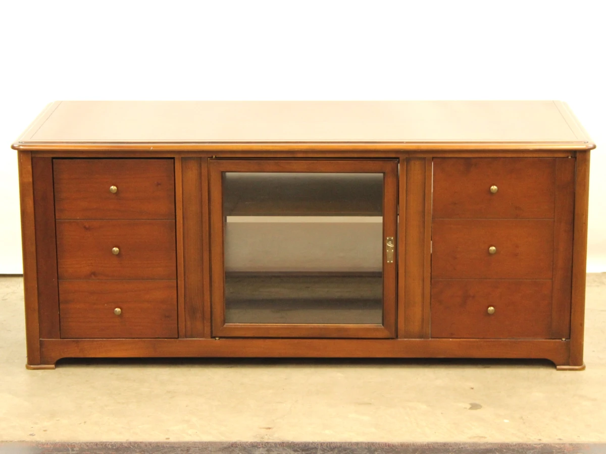 Vintage jaren 90 houten tv meubel