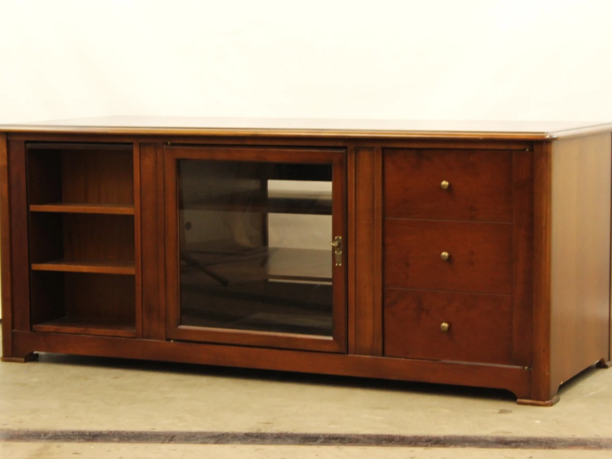Vintage jaren 90 houten tv meubel
