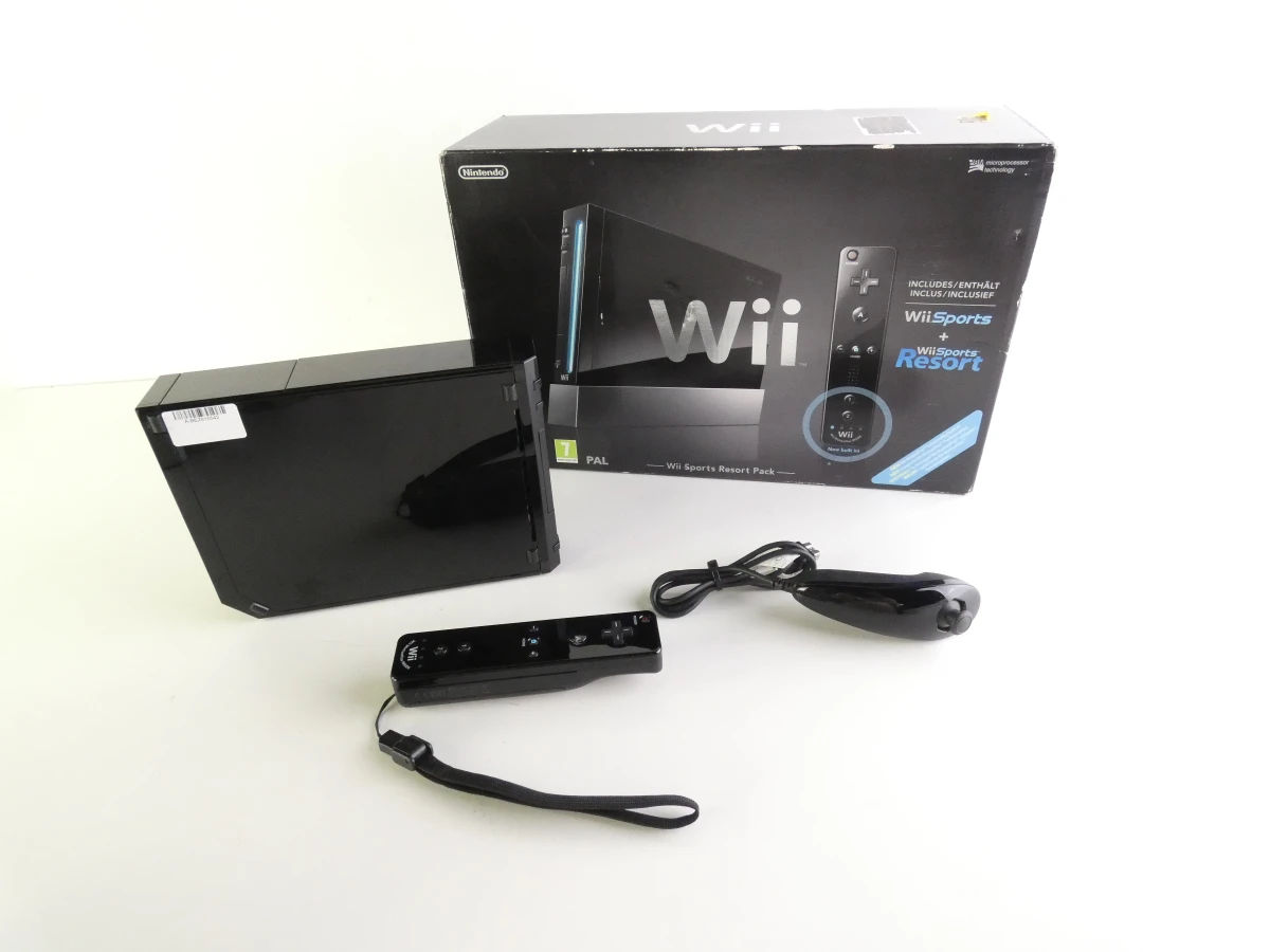 Nintendo Wii spelconsole met Wii Sports en Wii Sports Resort