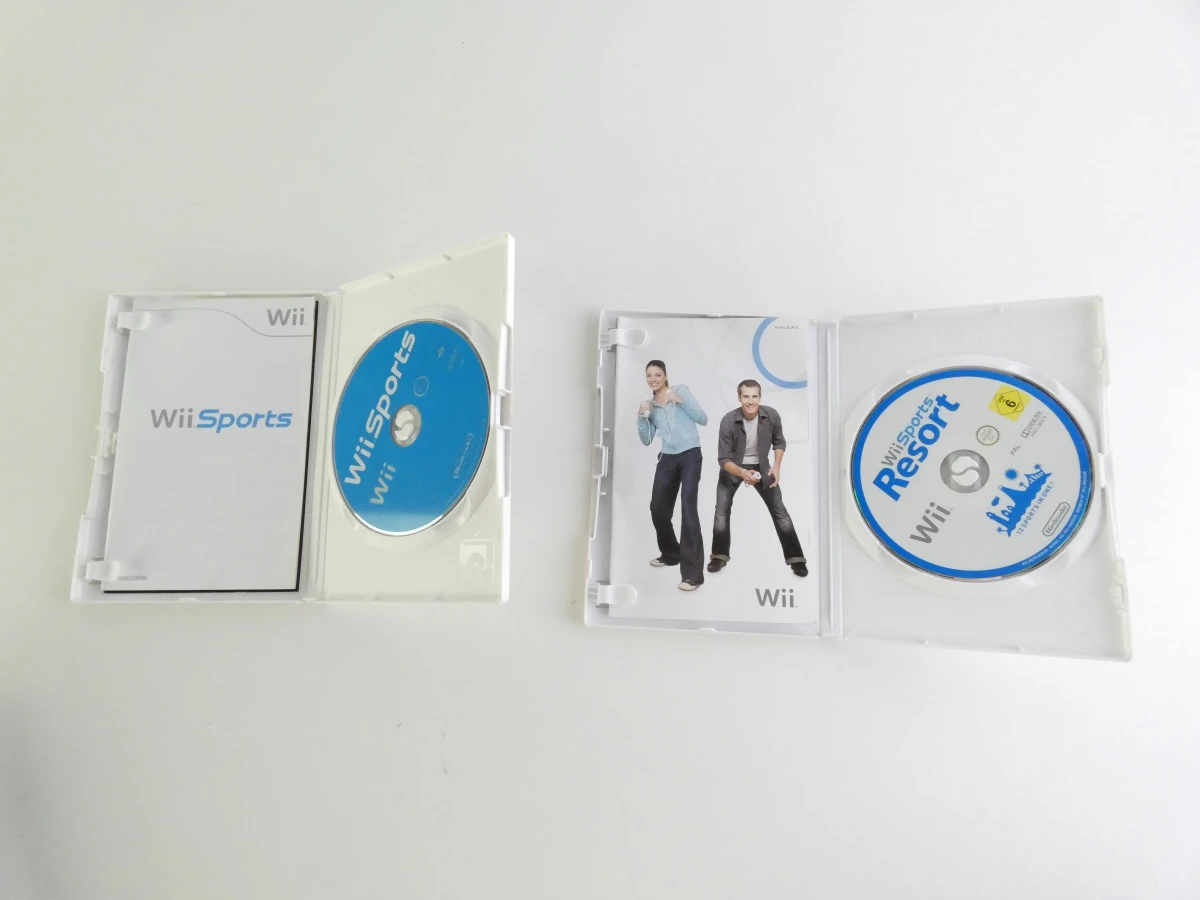 Nintendo Wii spelconsole met Wii Sports en Wii Sports Resort