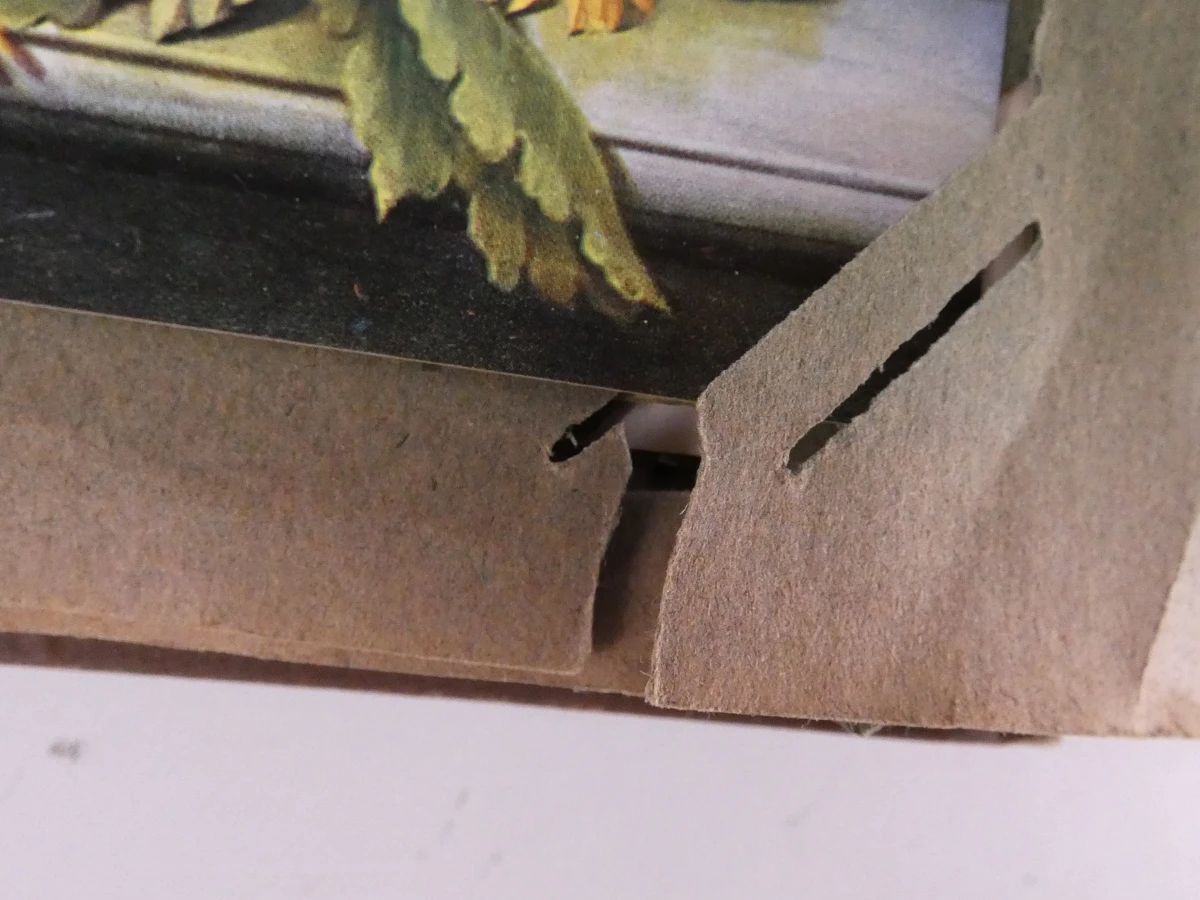 Vintage postkaartenalbum met diverse ansichtkaarten