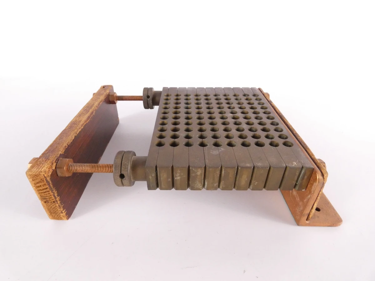 Vintage messing multi-vormapparaat (lont, kogel, lood)