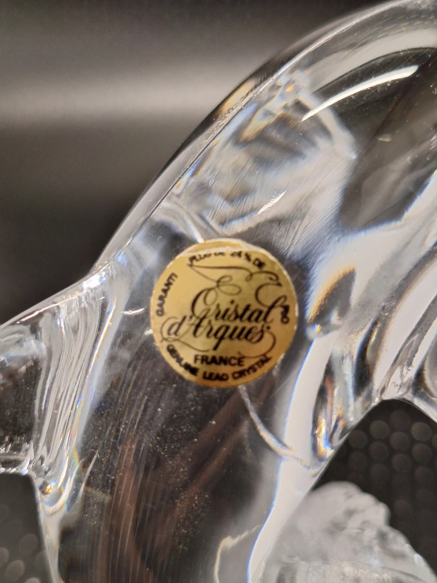Set van 3 vintage Cristal d’Arques dierenbeeldjes - 24% loodkristal - foto 12