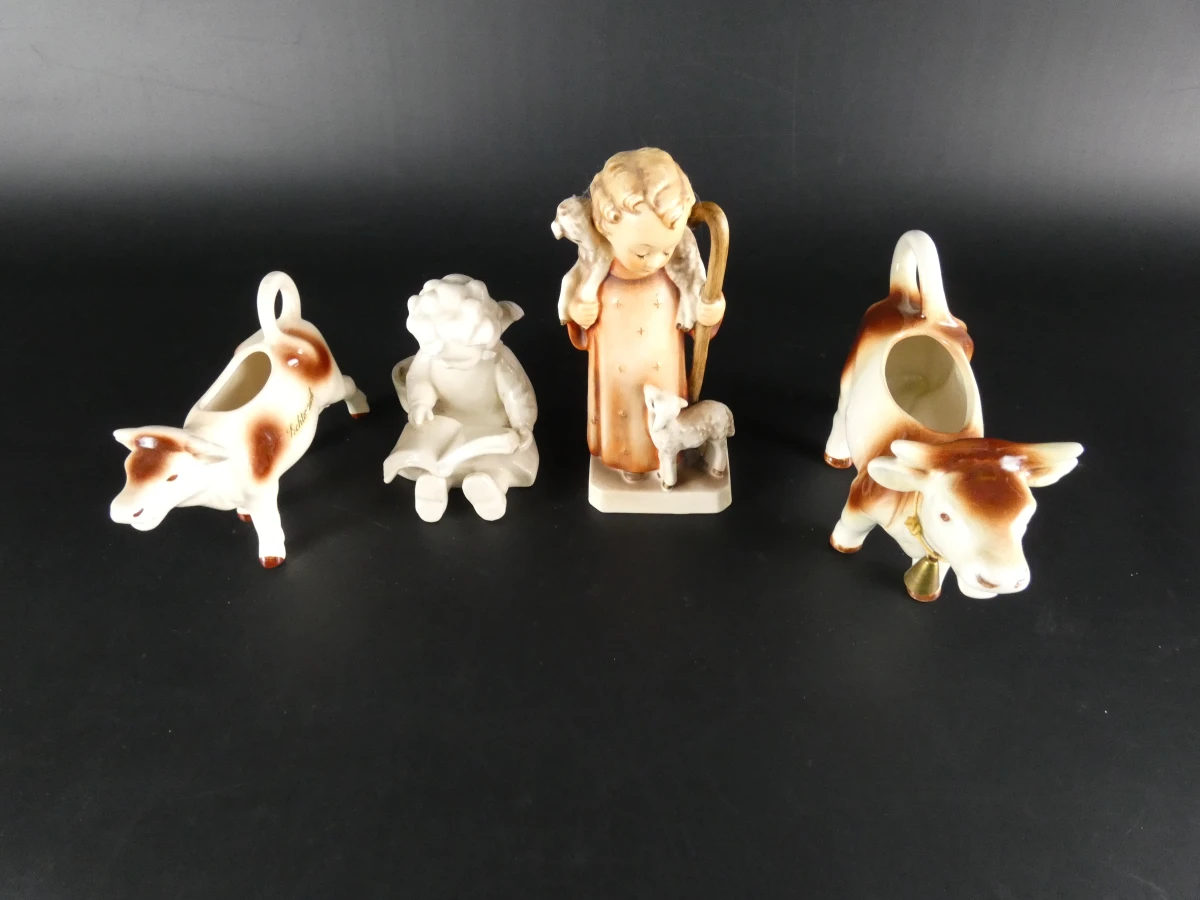 Vintage W. Germany porselein – 4-delige collectie.