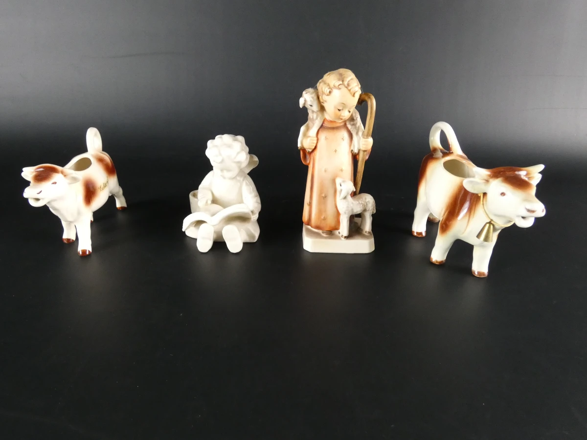 Vintage W. Germany porselein – 4-delige collectie.