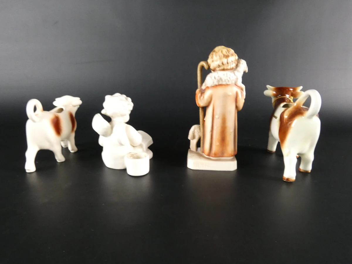 Vintage W. Germany porselein – 4-delige collectie.