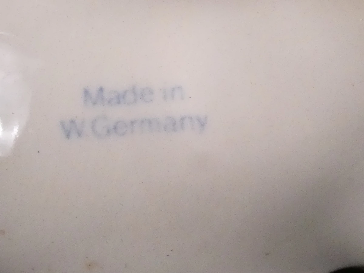 Vintage W. Germany porselein – 4-delige collectie.